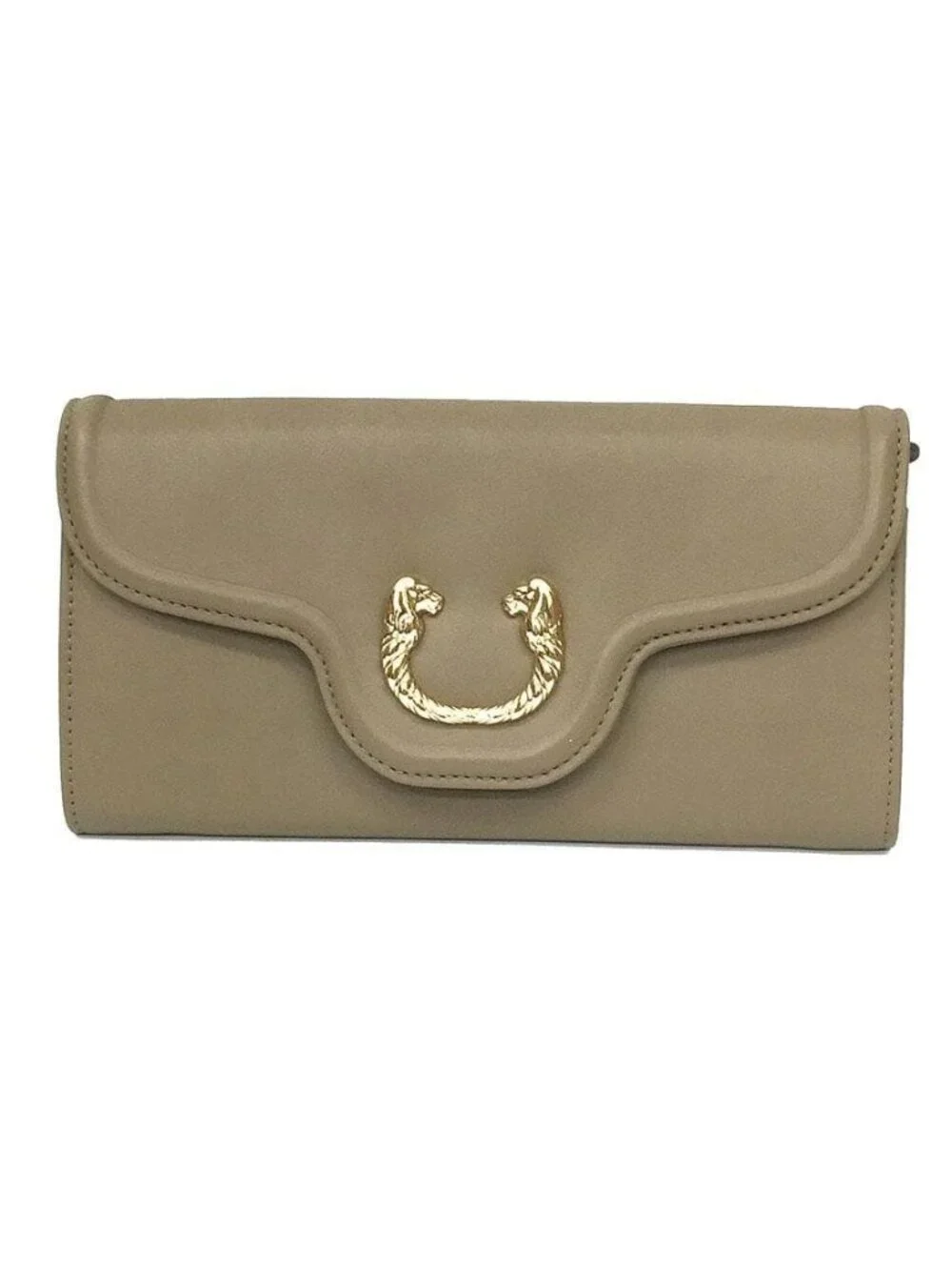 Bvlgari Leoni Long Wallet Beige